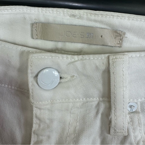 Joe's Jeans Annie White Ankle Cropped cuffed size 27 causal Denim Jeans - Picture 8 of 9
